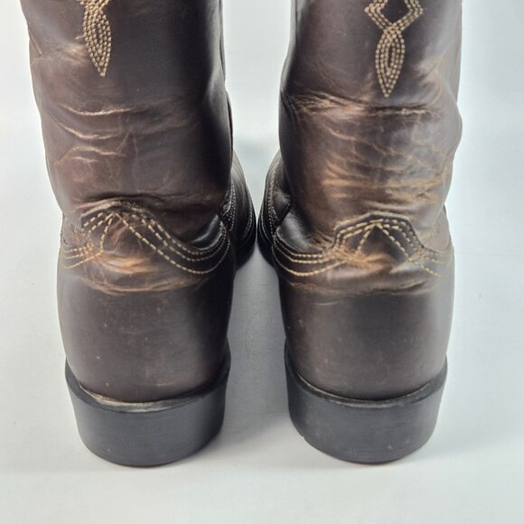 Ariat ATS Womens Western Boots Size 7.5 B Leather Cowboy Riding Classic - Picture 6 of 16